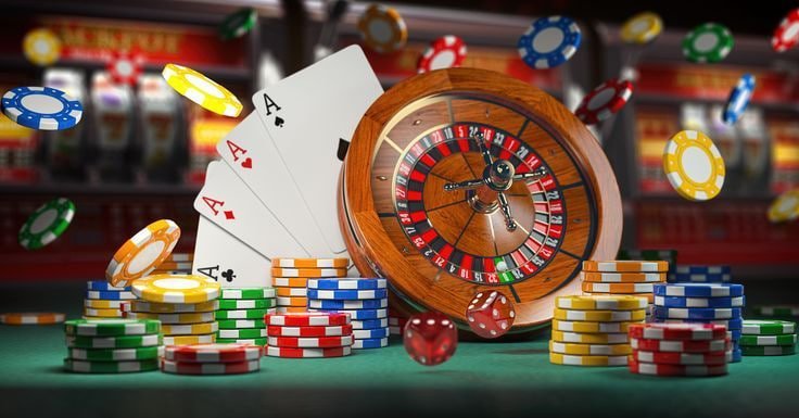 Tampilan meja Qiu Qiu di aplikasi mceasy dengan kartu pemain dan dealer